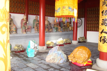 Intérieur d'un temple