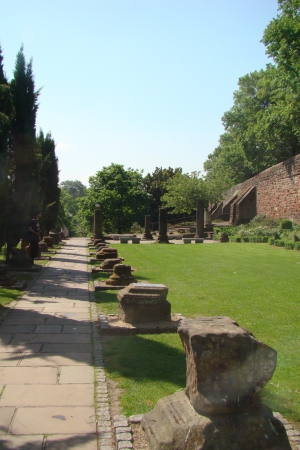 Chester: les jardins romains